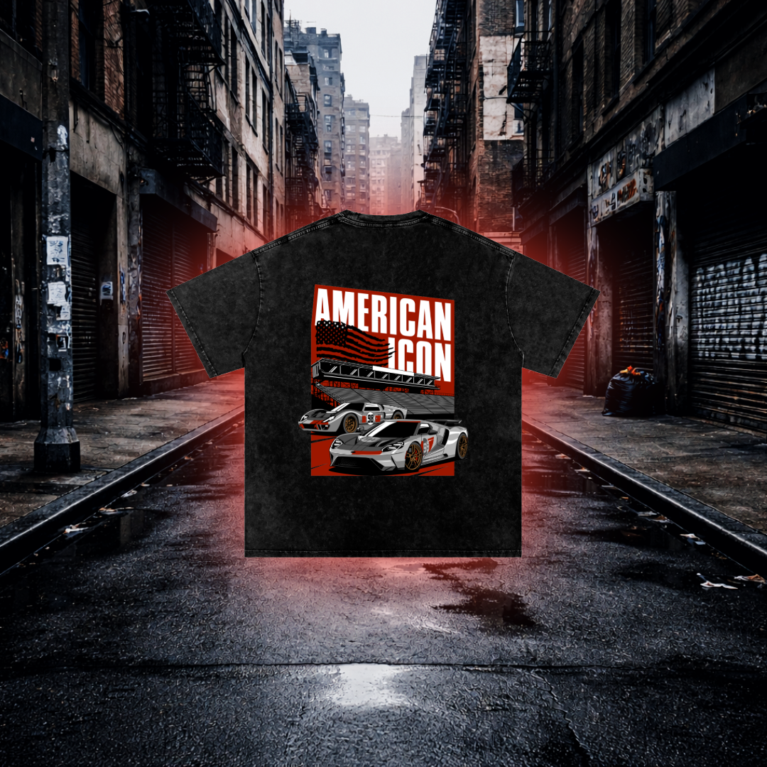 American Icon Performance Car T-Shirt – Premium Muscle & Motorsport Streetwear T-Shirt