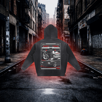 Dominic Toretto Inspired Muscle Car Hoodie “See You Again” Streetwear Hoodie