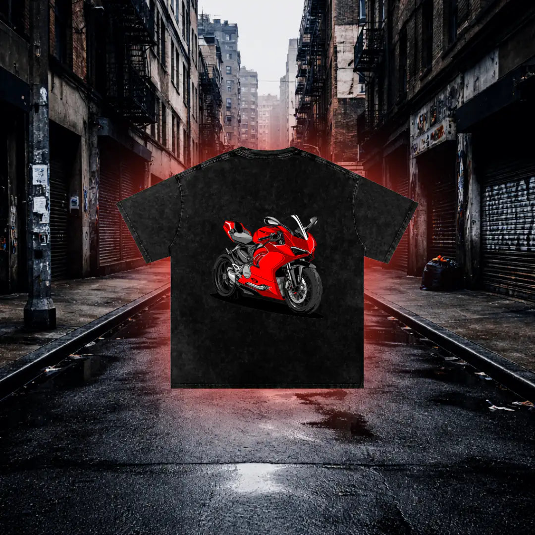 Panigale V2 Inspired Sport Bike T-Shirt – Premium Biker Streetwear Graphic Tee - RevQor