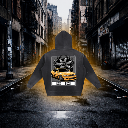 E46 M3 Inspired Hoodie Euro Performance Car Streetwear Hoodie