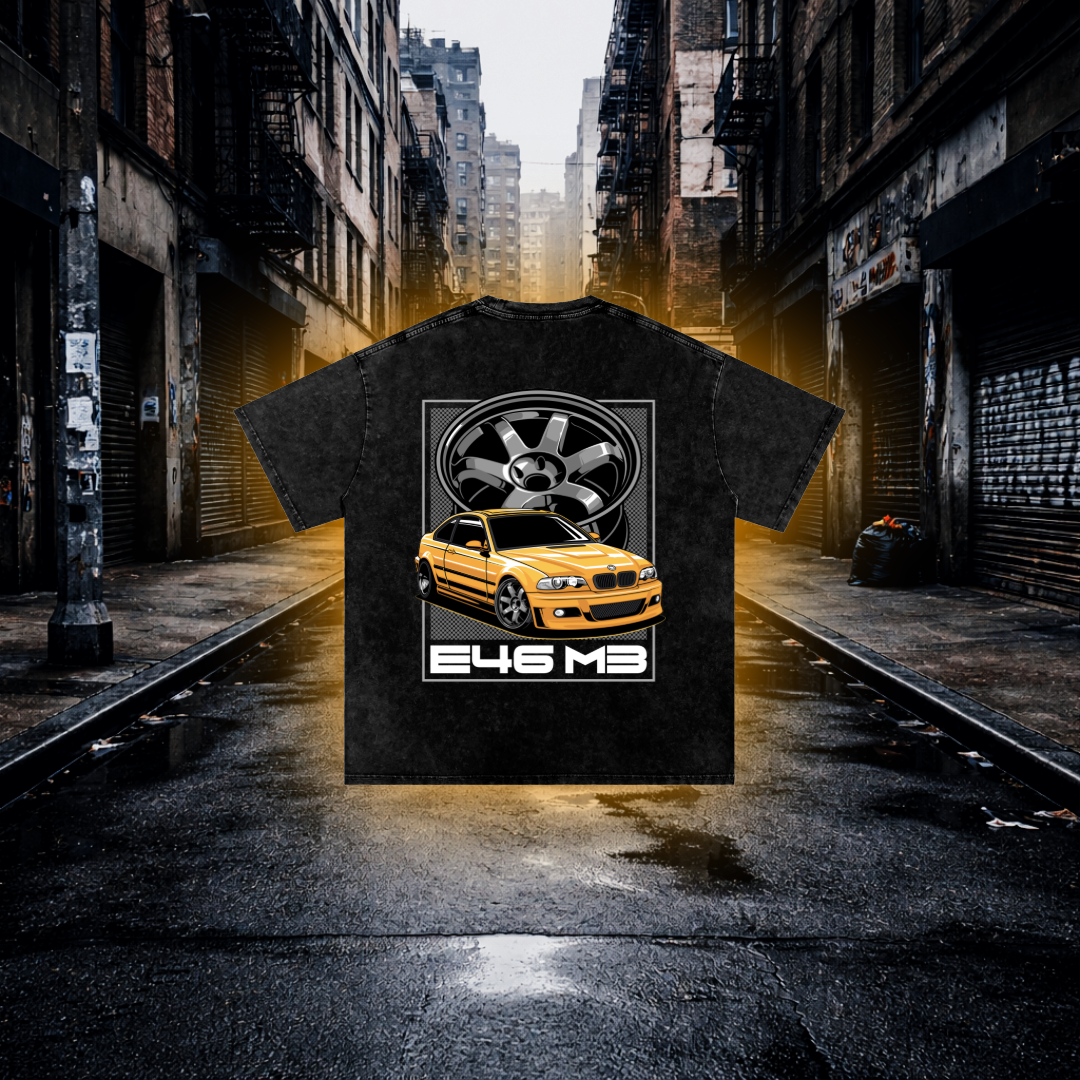 E46 M3 Inspired Performance T-Shirt Euro Car Streetwear Graphic Tee T-Shirt