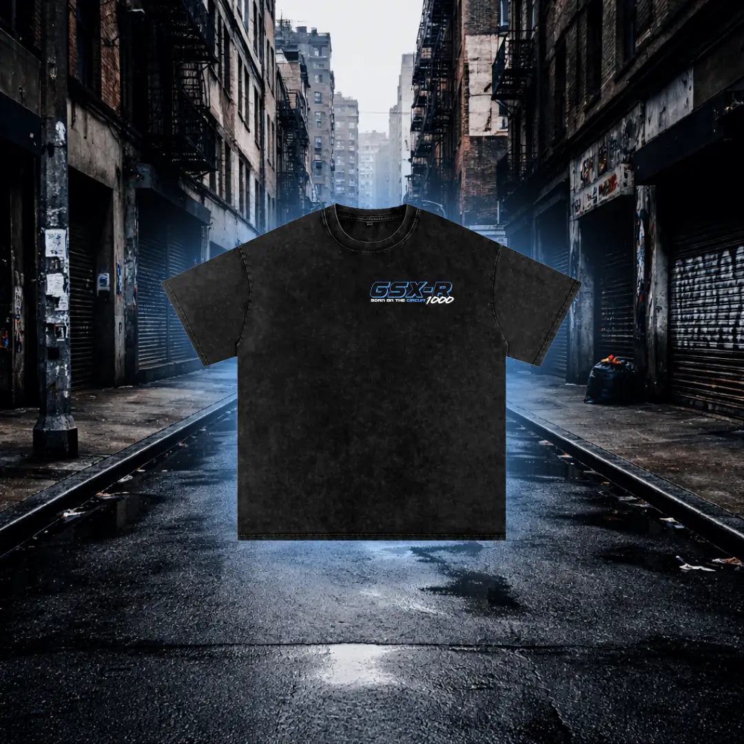 GSX-R 1000 Inspired Sport Bike Oversized T-Shirt – Premium Biker Streetwear Graphic Tee - RevQor