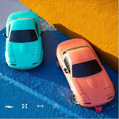 LDRC LD1804 RTR 1/18 Scale MX5 RC Drift Car Alloy Body RWD RTR 2.4Ghz Full Proportional Remote Control with Gyro ESP LED Lights