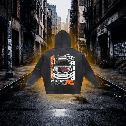 EK9 Inspired Hoodie – 90s JDM Legend Automotive Streetwear