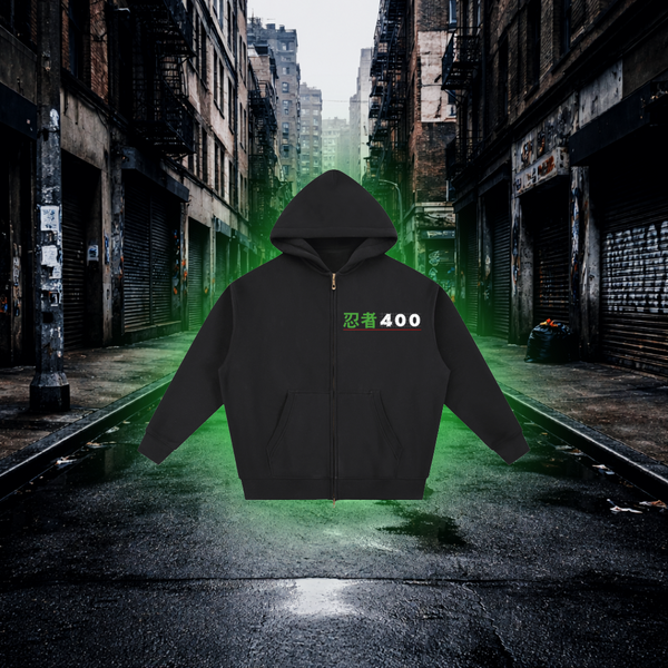 Ninja 400 Panda Oversized Zip Hoodie – Premium Sportbike Streetwear - RevQor Ninja 400 Panda Oversized Zip Hoodie – Premium Sportbike Streetwear Hoodie