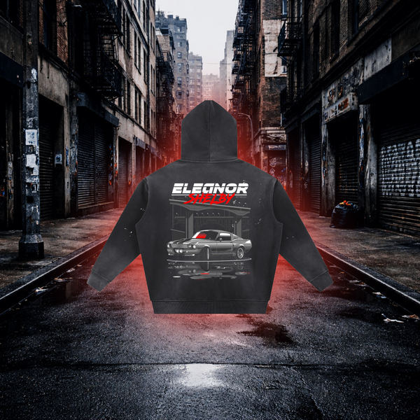 Eleanor Legend Garage Oversized Hoodie – Classic American Muscle Streetwear Hoodie