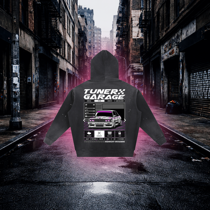 Tuner Garage Retro Car Oversized Hoodie – Tuner Culture Streetwear Hoodie