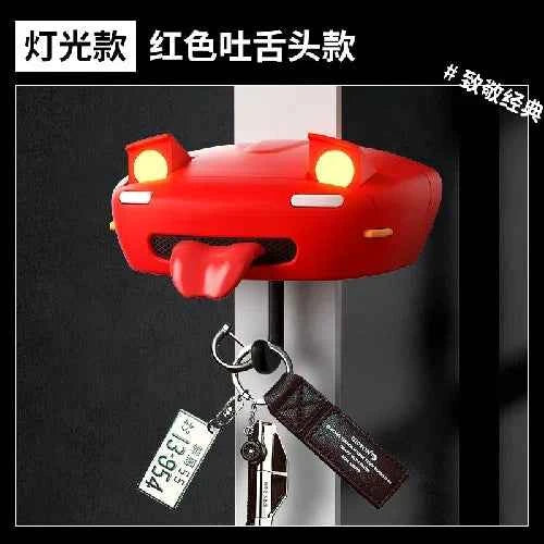 Car Headlight Key Holder Decor Creative Senior Key Hanger Wall-mounted Home Key Hooks Room Wall Decoration Enthusiasts Gift
