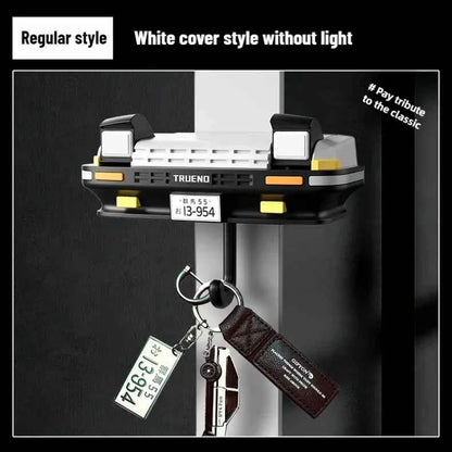 Car Headlight Key Holder Decor Creative Senior Key Hanger Wall-mounted Home Key Hooks Room Wall Decoration Enthusiasts Gift