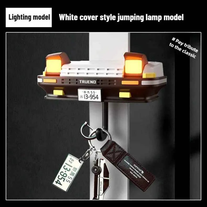 Car Headlight Key Holder Decor Creative Senior Key Hanger Wall-mounted Home Key Hooks Room Wall Decoration Enthusiasts Gift