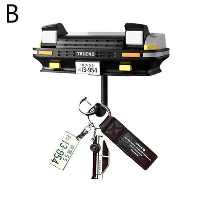 Car Headlight Key Holder Decor Creative Senior Key Hanger Wall-mounted Home Key Hooks Room Wall Decoration Enthusiasts Gift