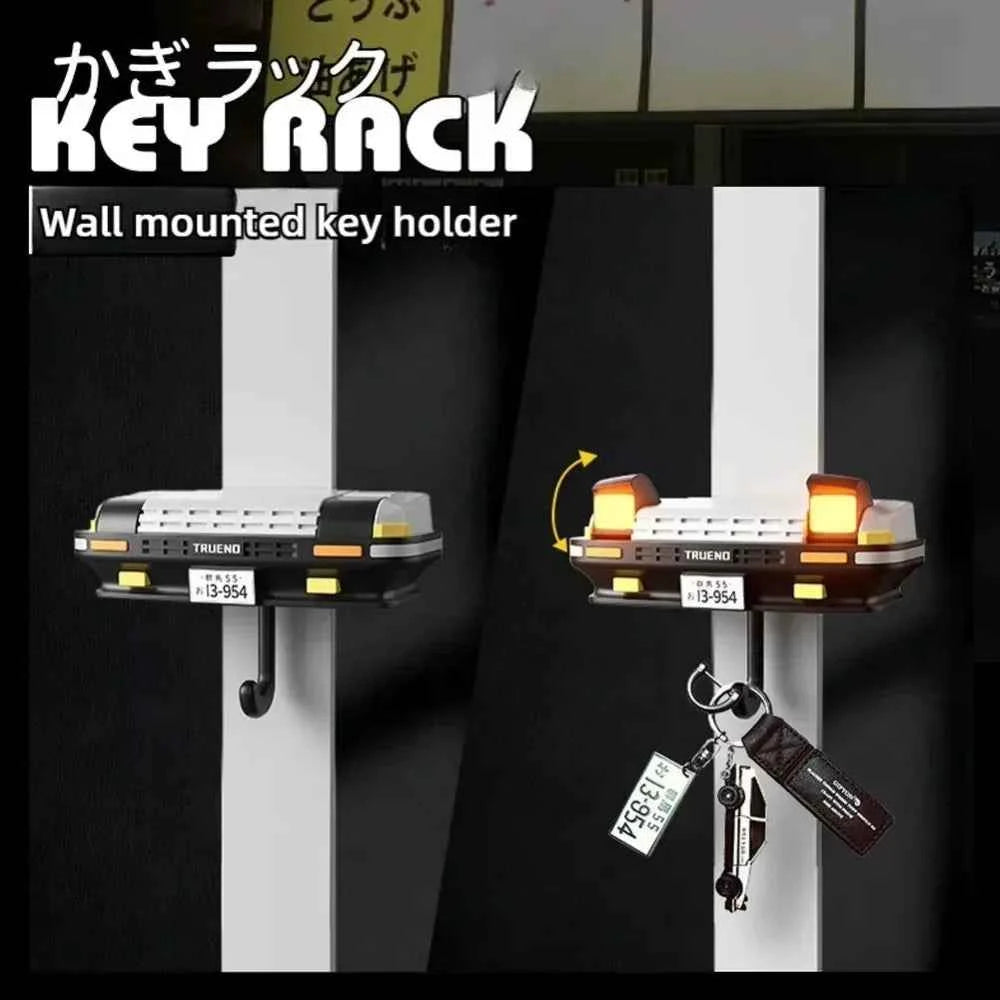 Car Headlight Key Holder Decor Creative Senior Key Hanger Wall-mounted Home Key Hooks Room Wall Decoration Enthusiasts Gift
