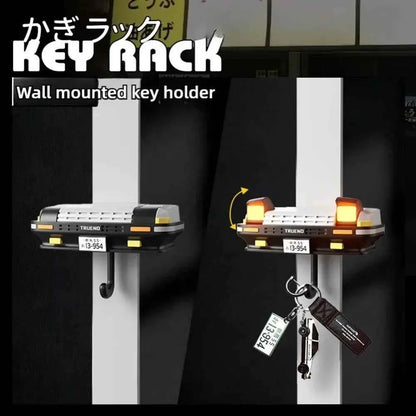 Car Headlight Key Holder Decor Creative Senior Key Hanger Wall-mounted Home Key Hooks Room Wall Decoration Enthusiasts Gift