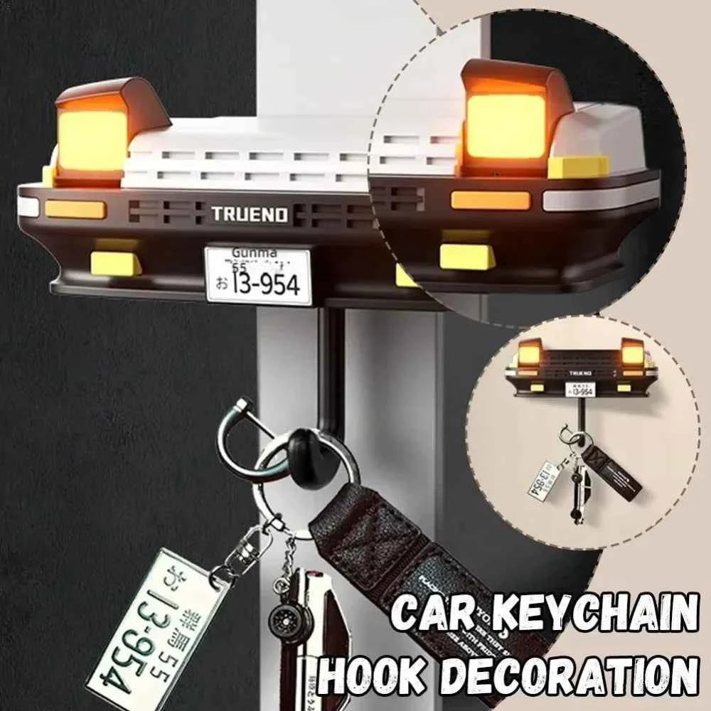 Car Headlight Key Holder Decor Creative Senior Key Hanger Wall-mounted Home Key Hooks Room Wall Decoration Enthusiasts Gift