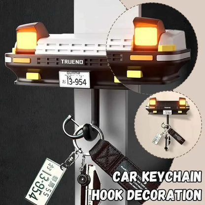 Car Headlight Key Holder Decor Creative Senior Key Hanger Wall-mounted Home Key Hooks Room Wall Decoration Enthusiasts Gift