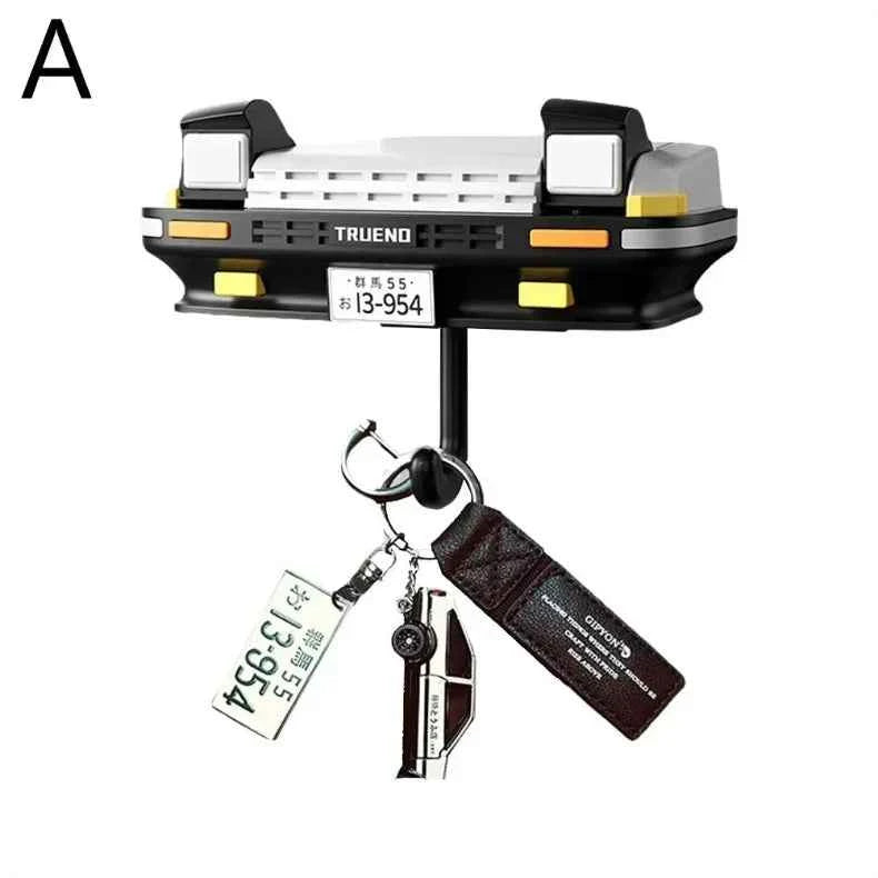 Car Headlight Key Holder Decor Creative Senior Key Hanger Wall-mounted Home Key Hooks Room Wall Decoration Enthusiasts Gift