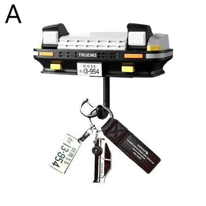 Car Headlight Key Holder Decor Creative Senior Key Hanger Wall-mounted Home Key Hooks Room Wall Decoration Enthusiasts Gift
