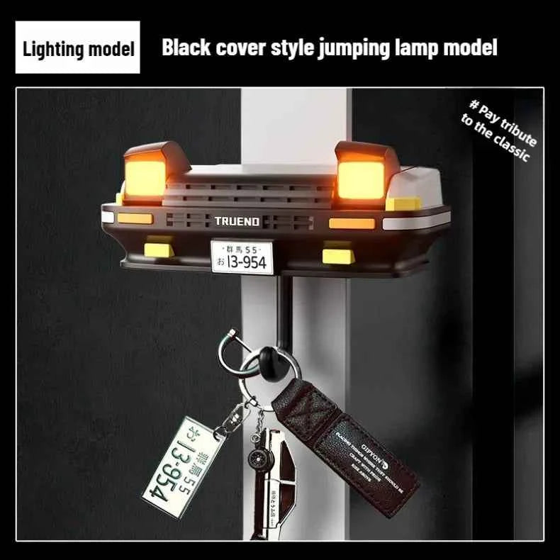 Car Headlight Key Holder Decor Creative Senior Key Hanger Wall-mounted Home Key Hooks Room Wall Decoration Enthusiasts Gift