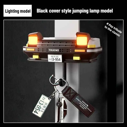 Car Headlight Key Holder Decor Creative Senior Key Hanger Wall-mounted Home Key Hooks Room Wall Decoration Enthusiasts Gift