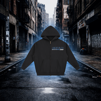 Born On The Circuit Oversized Zip Hoodie – Premium Sportbike Streetwear Hoodie - RevQor Born On The Circuit Oversized Zip Hoodie – Premium Sportbike Streetwear Hoodie Hoodie