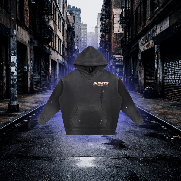 BugEye Rally Icon Oversized Hoodie – Retro Rally Car Streetwear Hoodie