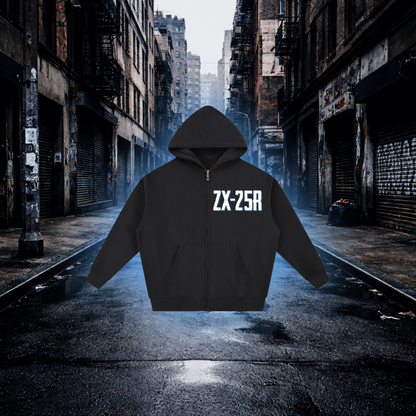 Shadow Speed Oversized Zip Hoodie – Premium Sportbike Streetwear - RevQor Shadow Speed Oversized Zip Hoodie – Premium Sportbike Streetwear Hoodie