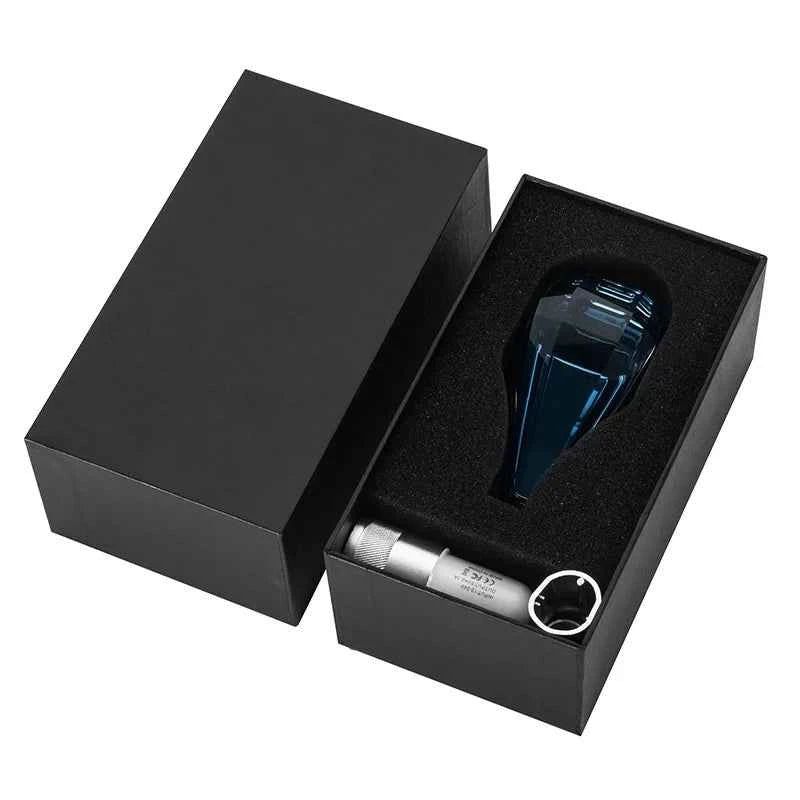 New Crystal Multicolor LED Light Car Gear Shift Knob Universal Modified Lever Handball for Toyota for Mazda for Mitsubishi Etc