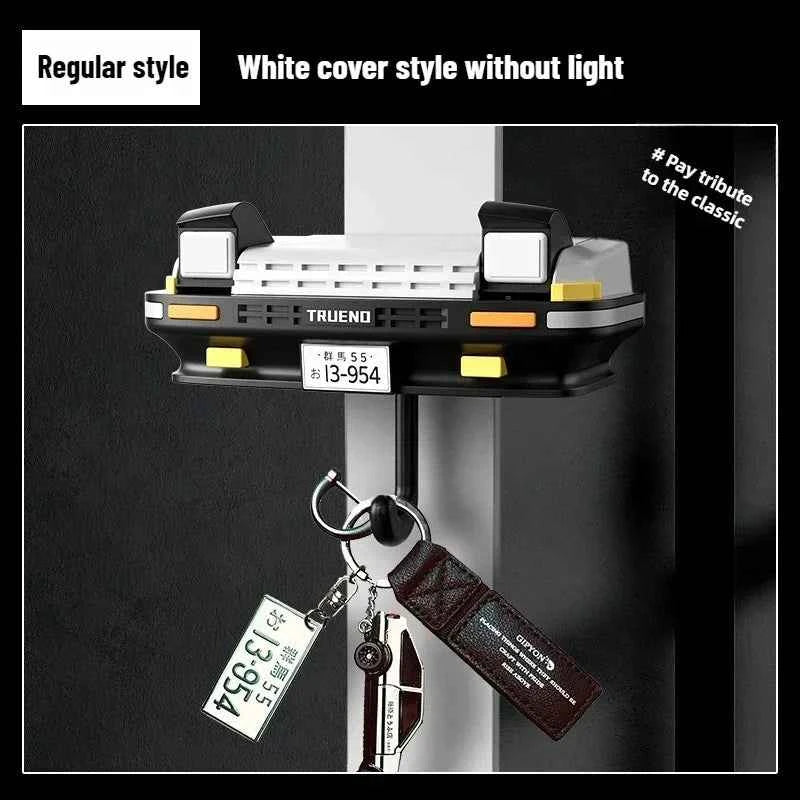 Car Headlight Key Holder Decor Creative Senior Key Hanger Wall-mounted Home Key Hooks Room Wall Decoration Enthusiasts Gift