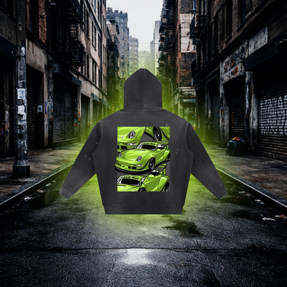 Sinister Green Widebody Porsche Inspired Hoodie – Premium Streetwear Hoodie