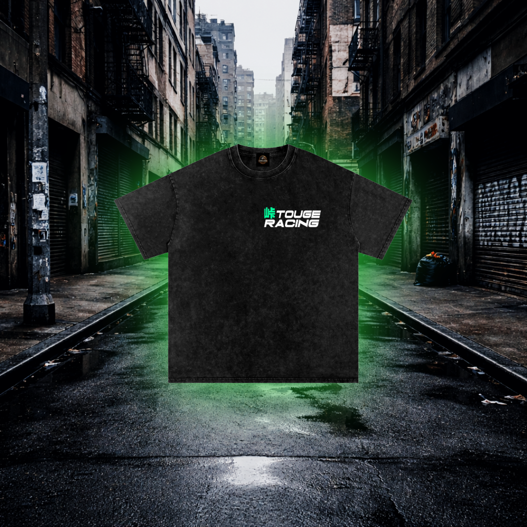 Touge Racing Drift Oversized T-Shirt – Mountain Pass Tee - RevQor Touge Racing Drift Oversized T-Shirt – Mountain Pass Tee T-Shirt